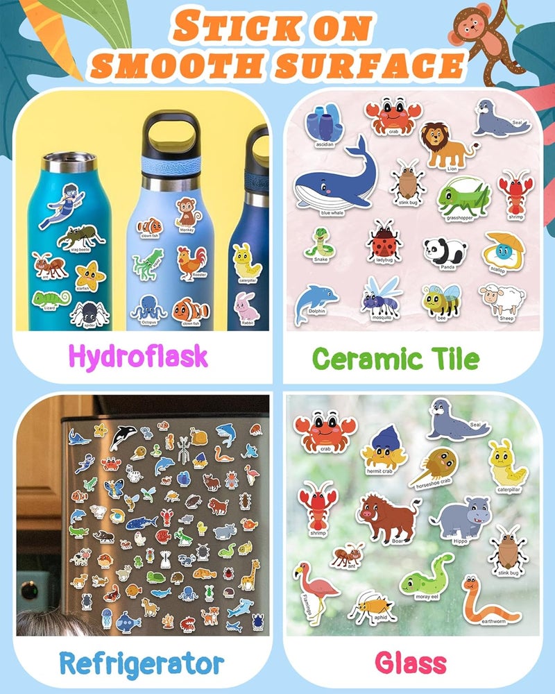 Benresive Reusable Sticker Books for Toddlers, 3 Sets Travel Stickers for Kids, Toddler Sticker Book, Crafts Activities for Toddlers, 3 and Up Birthday Gifts Travel Toys - Image 4